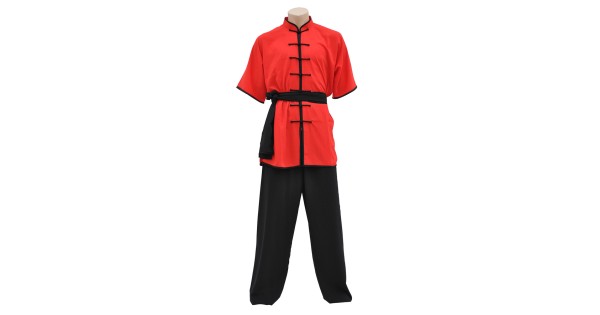 Classic Kung Fu Uniform, Red and Black - Kung Fu Uniforms - TRADITION -  Kung Fu - Martial Arts - Webmartial